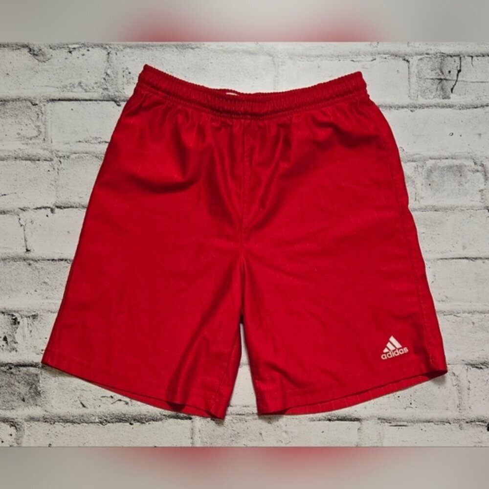 Adidas Red Athletic Shorts Men’s Medium Workout Training Gym